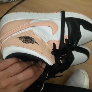 Air Jordan 1 Mid Crimson Tint mens sneaker